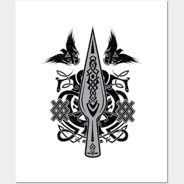 Gungnir - Spear of Odin Wall Art by Nartissima
